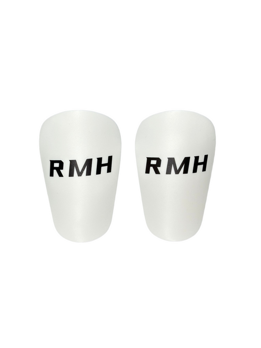 RMH mini shin pads white