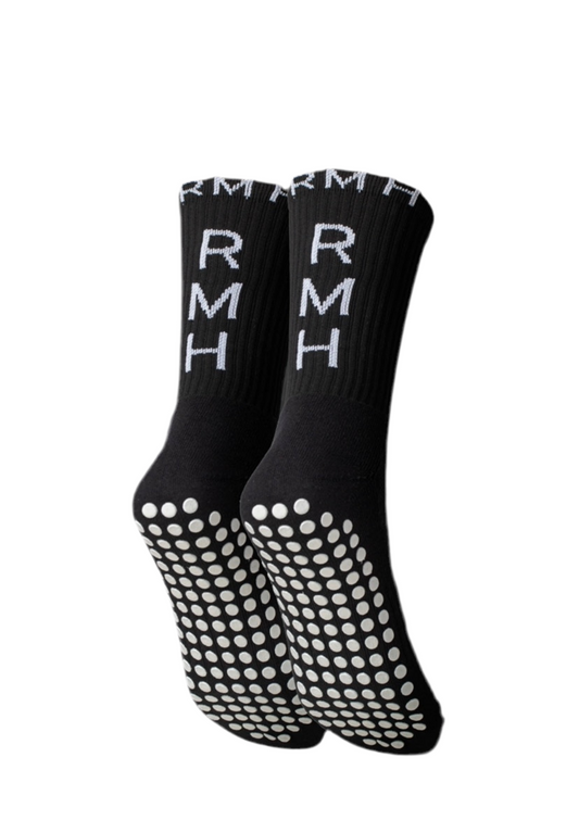 BLACK RMH GRIP SOCKS